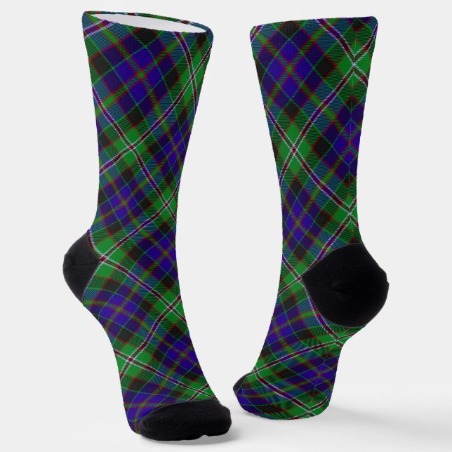Clan MacCraig Tartan  Socks (Angled)