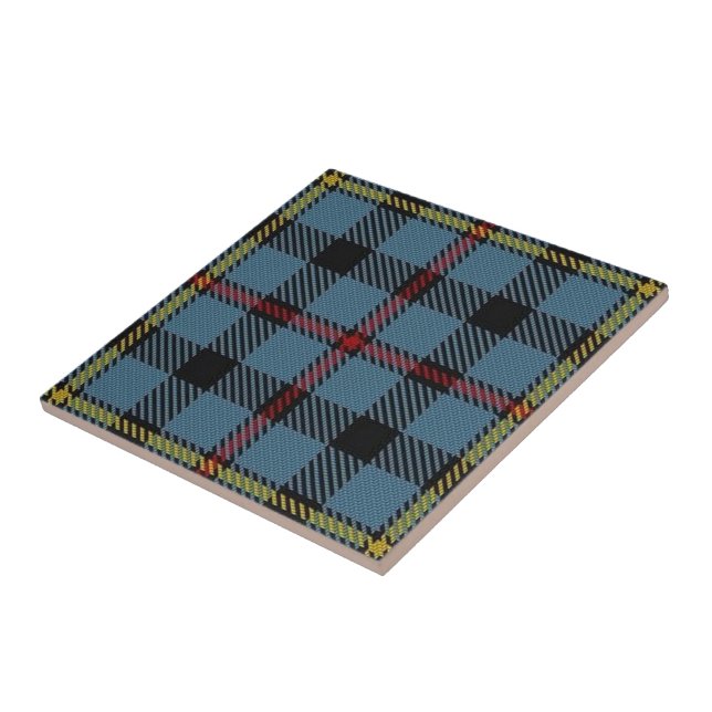 Clan MacCrimmon Scottish Expressions Tartan Ceramic Tile (Side)