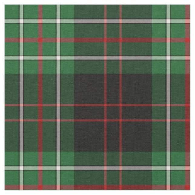 Clan MacDiarmid Tartan Fabric (Close Up)