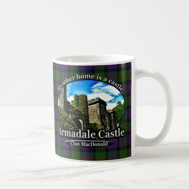 Clan MacDonald Armadale Castle Scotland Coffee Mug (Right)