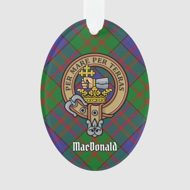Clan MacDonald Crest Ornament (Front)