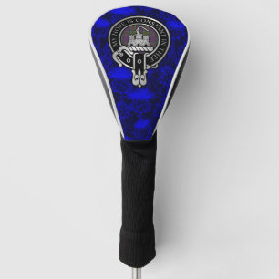 Clan MacDonald Crest & Tartan on Thistle Golf Head Cover