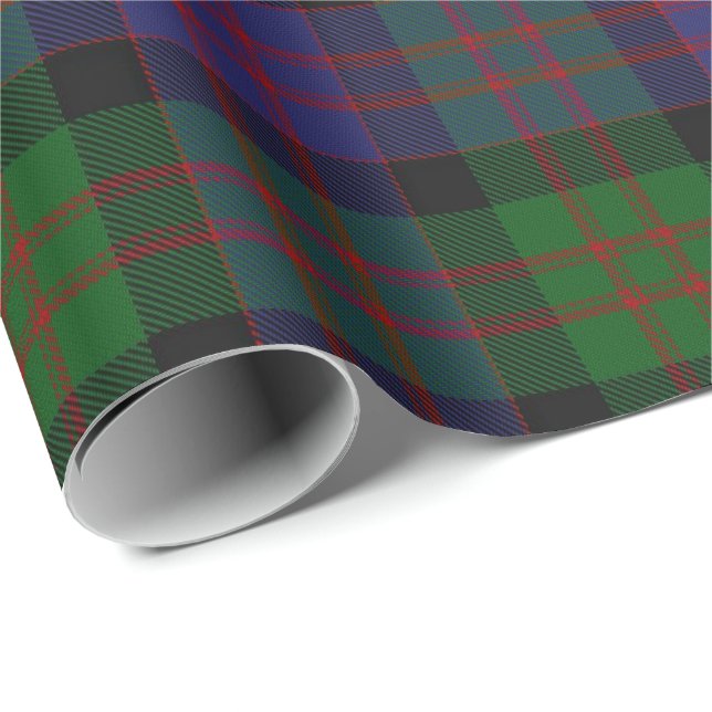 Clan MacDonald Donald Scottish Tartan Wrapping Paper (Roll Corner)