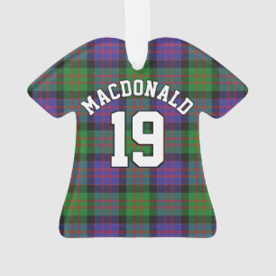 Clan MacDonald Donald Tartan Christmas Jersey Ornament