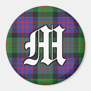 Clan MacDonald Donald Tartan Plaid Accents Magnet