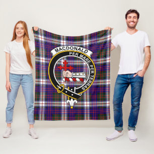 Clan MacDonald Dress Modern Macdonalds Of Sleat Ta Fleece Blanket