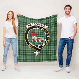 Clan MacDonald Lord Of The Isles Hunting Macdonald Fleece Blanket