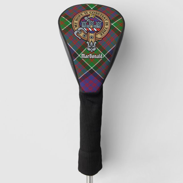 Clan MacDonald of Clanranald Crest Golf Head Cover (Front)