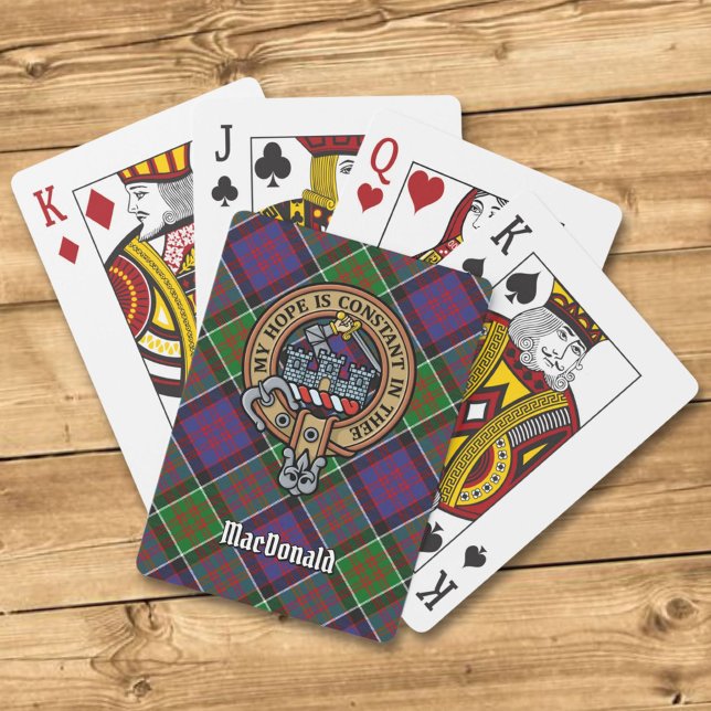 Clan MacDonald of Clanranald Crest Playing Cards (Creator Uploaded)