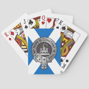 Clan MacDonald of Clanranald Crest & Tartan Playing Cards