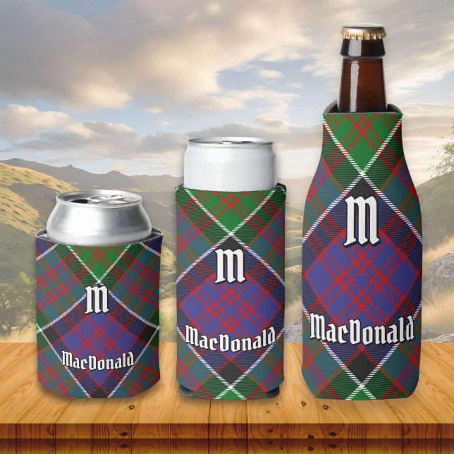 Clan MacDonald of Clanranald Tartan Can Cooler (Creator Uploaded)