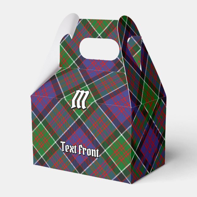 Clan MacDonald of Clanranald Tartan Favour Box (Front Side)