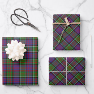 Clan MacDonald of Clanranald Tartan Wrapping Paper Sheet
