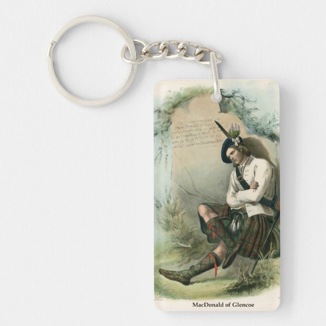Clan MacDonald of Glencoe Key Ring (Front)