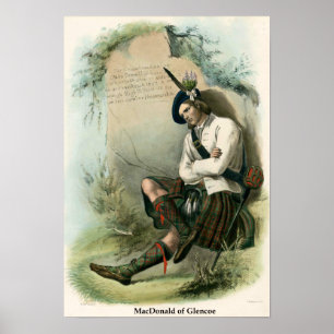 Clan MacDonald of Glencoe Poster