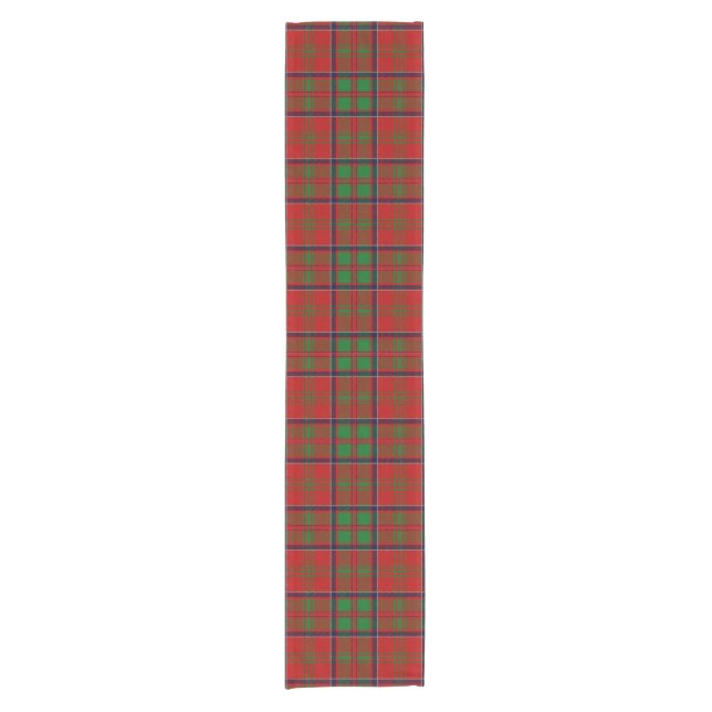 Clan MacDonald Of Glencoe Tartan Short Table Runner (Front)