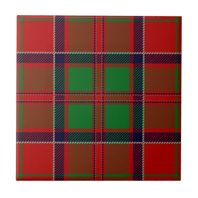 Clan MacDonald Of Glencoe Tartan Tile (Front)