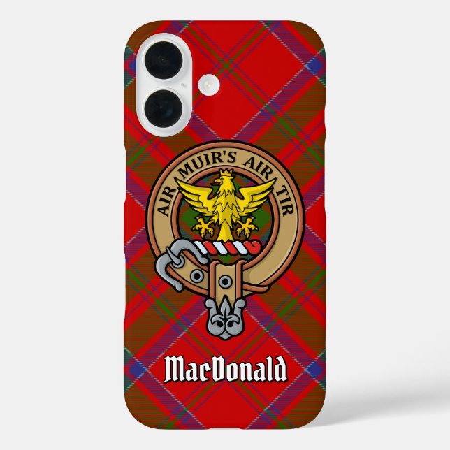 Clan MacDonald of Keppoch Crest Case-Mate iPhone Case (Back)