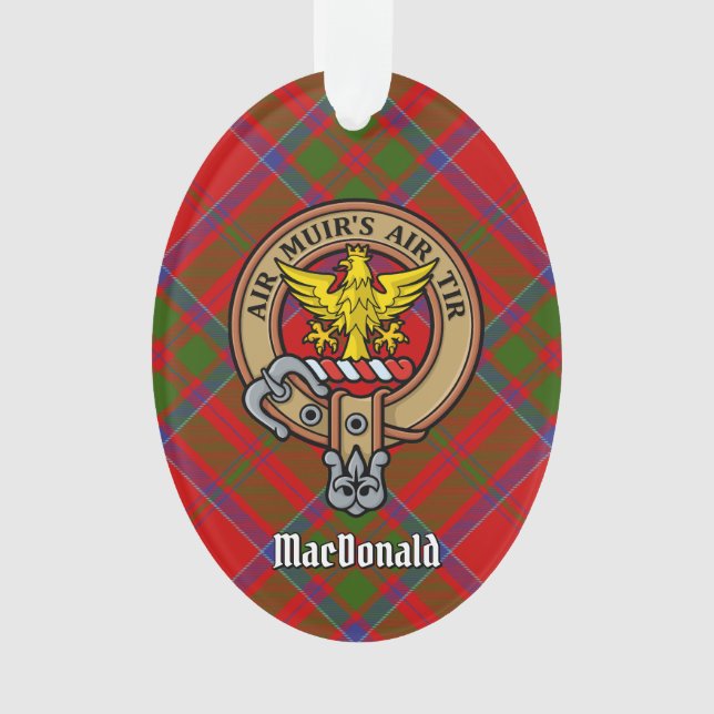 Clan MacDonald of Keppoch Crest Ornament (Front)