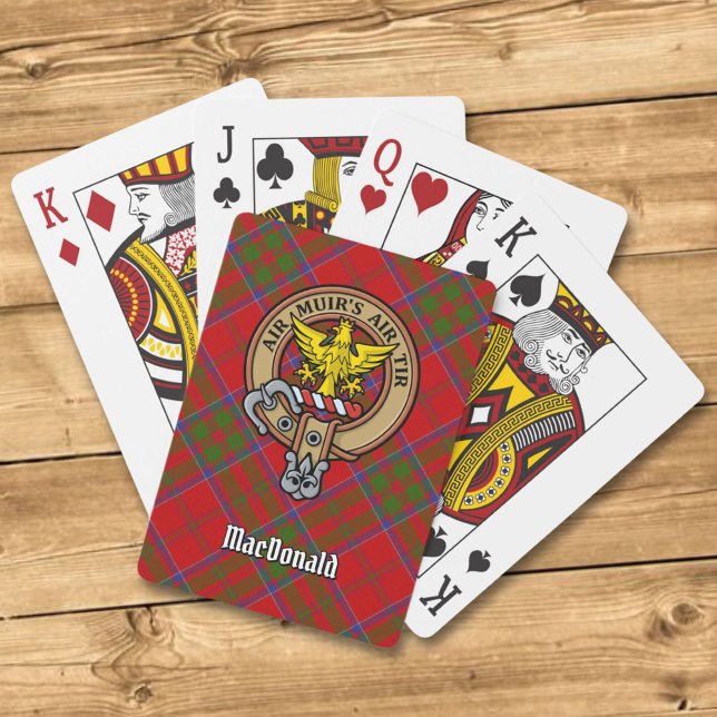 Clan MacDonald of Keppoch Crest Playing Cards (Creator Uploaded)