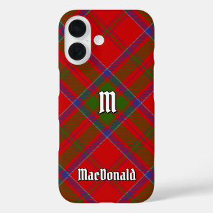 Clan MacDonald of Keppoch Tartan iPhone 16 Case