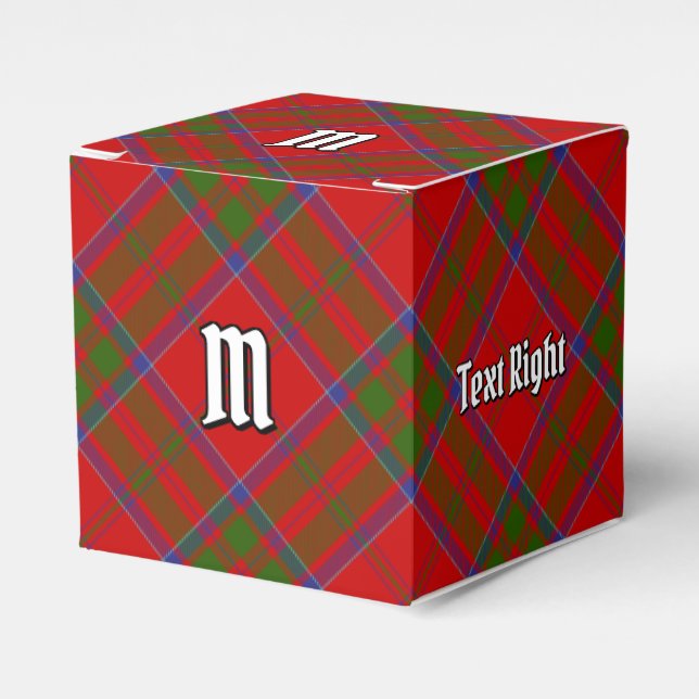 Clan MacDonald of Keppoch Tartan Favour Box (Front Side)