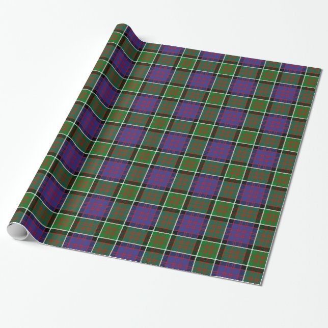 Clan MacDonald Of Ranald Tartan Wrapping Paper (Unrolled)