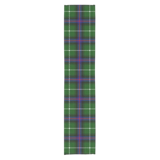 Clan MacDonald Of The Isles Tartan Short Table Runner (Front)