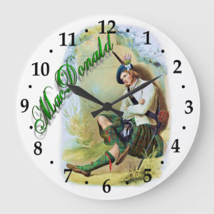 Clan MacDonald Scottish Dream Clock