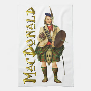 Clan MacDonald Scottish Dream Tea Towel