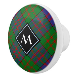 Clan MacDonald Tartan Ceramic Knob