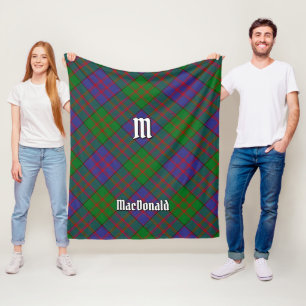 Clan MacDonald Tartan Fleece Blanket
