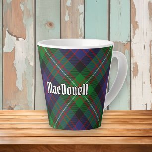 Clan MacDonell of Glengarry Tartan Latte Mug