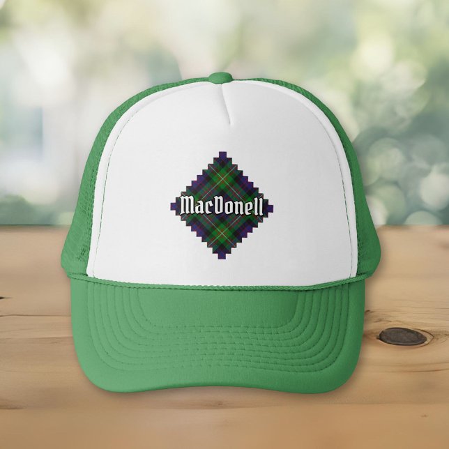 Clan MacDonell of Glengarry Tartan Trucker Hat (Creator Uploaded)