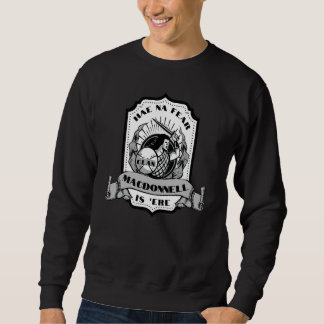 Clan MacDonnell Swordsman Scottish Badge Highland  Sweatshirt