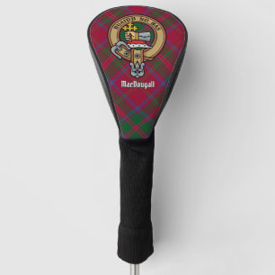 Clan MacDougall Crest over Tartan Golf Head Cover
