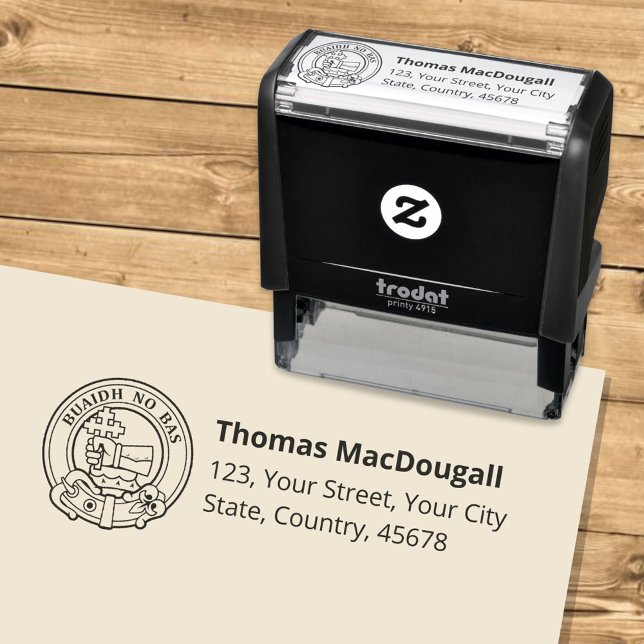 Clan MacDougall Crest Self-inking Stamp (Creator Uploaded)