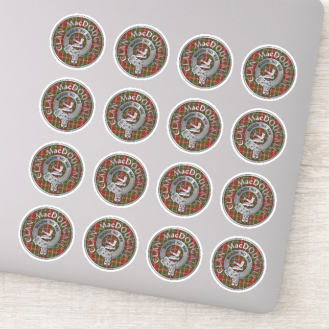 Clan MacDougall Crest & Tartan (Detail)