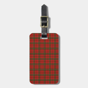 Clan MacDougall Tartan Luggage Tag