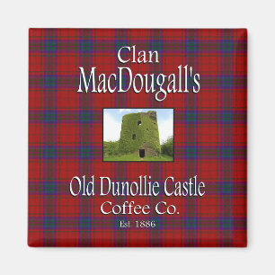 Clan MacDougall's Old Dunollie Castle Coffee Co. Magnet