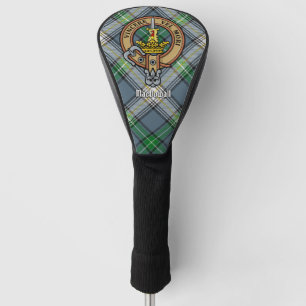 Clan MacDowall Crest over Tartan Golf Head Cover