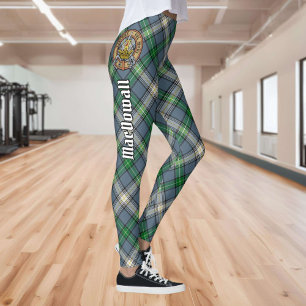 Clan MacDowall Crest over Tartan Leggings