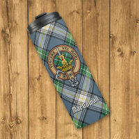 Clan MacDowall Crest over Tartan