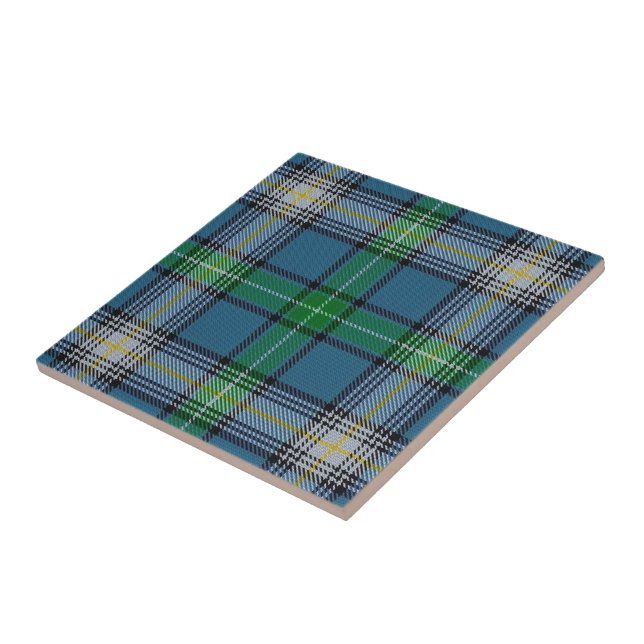 Clan MacDowall Scottish Expressions Tartan Ceramic Tile (Side)