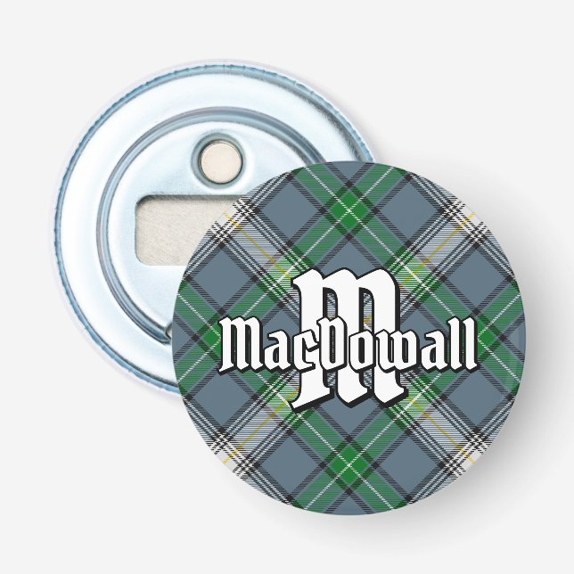 Clan MacDowall Tartan Bottle Opener (Front)