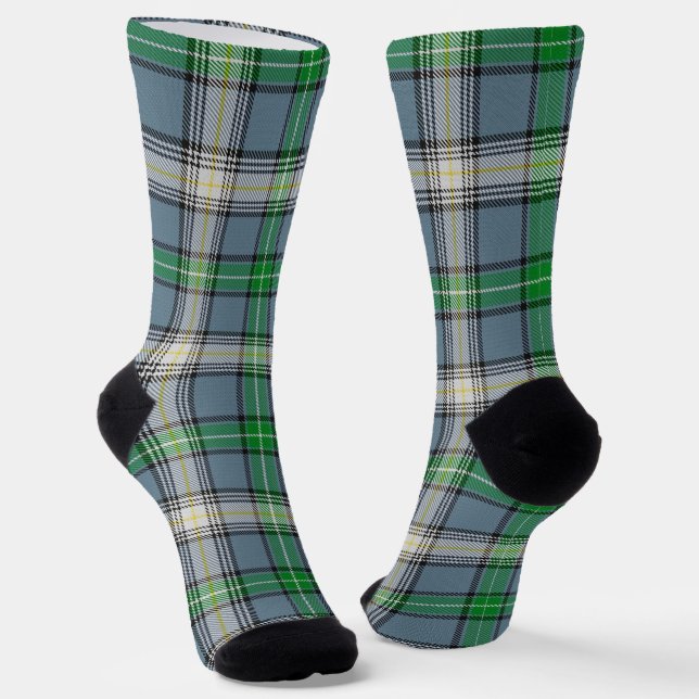 Clan MacDowall Tartan Socks (Angled)