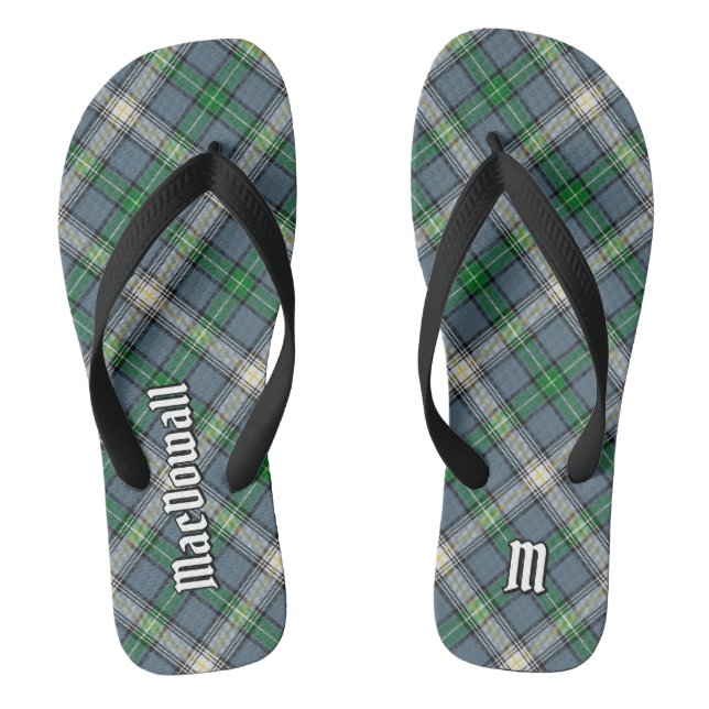 Clan MacDowall Tartan Thongs (Footbed)