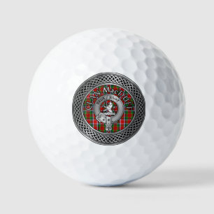 Clan MacDuff Crest & Tartan Knot Golf Balls