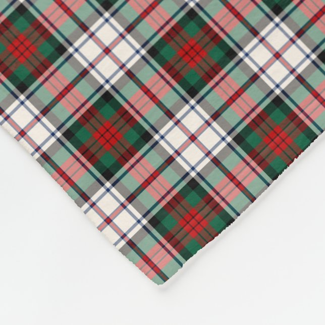 Clan MacDuff Dress Tartan Scottish Plaid Pattern Fleece Blanket (Corner)