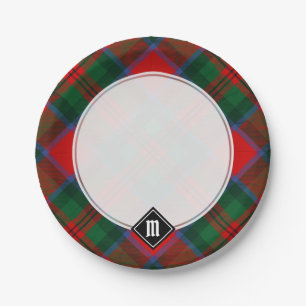 Clan MacDuff Tartan Paper Plate